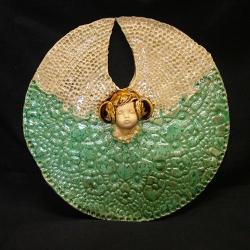 aniołek,gwiazdka,turkus,prezent - Ceramika i szkło - Wyposażenie wnętrz