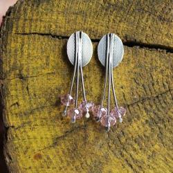kolczyki srebro metaloplastyka - Kolczyki - Biżuteria