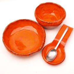 miseczki ceramiczne,łyżka pod łyżkę - Ceramika i szkło - Wyposażenie wnętrz