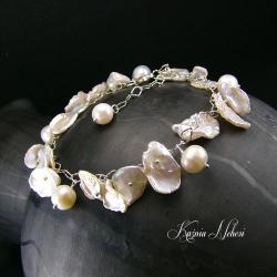 bransoleta z perłami,nehesi - Bransoletki - Biżuteria