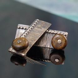 wkrętki,sztyfty,metaloplastyka - Kolczyki - Biżuteria