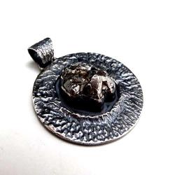 unikatowy wisior z autentycznym meteorytem - Wisiory - Biżuteria