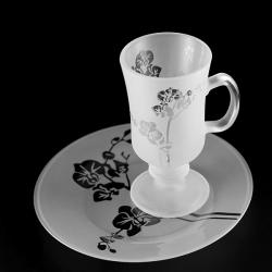 orchidea,szklane,eleganckie - Ceramika i szkło - Wyposażenie wnętrz