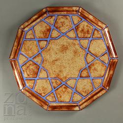 mozaika,ceramika,podstawka pod gorące naczynie - Ceramika i szkło - Wyposażenie wnętrz