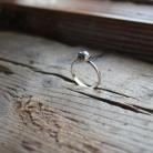 Pierścionki pierścionek srebro hematyt unikat