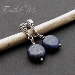Kolczyki ze srebra i lapis lazuli - Kolczyki - Biżuteria
