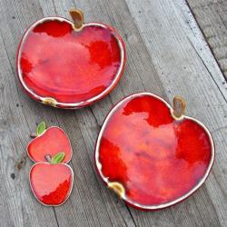 miseczki,fusetki,jabłuszka,jabłko,owoce - Ceramika i szkło - Wyposażenie wnętrz