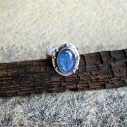pierscionek z kyanitu,niebieski,indygo - Pierścionki - Biżuteria