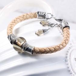 Efektowna bransoletka srebrna - Bransoletki - Biżuteria
