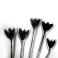 Ceramika i szkło szkło,fusingowe kwiaty,tulipan,czarne do wazonu