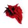 Broszki czerwona broszka,kwiat czerwony,filcowana broszk