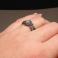 Pierścionki pierścionek,labradoryt,obrączka,bajkowy,srebro