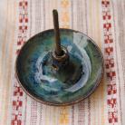 Ceramika i szkło kominek na kadzidełka