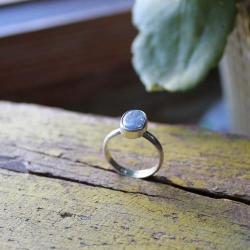 pierścionek srebro kyanit - Pierścionki - Biżuteria