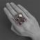 Pierścionki srebrny pierścień z perłami