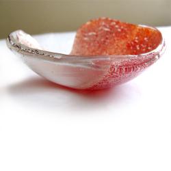 czerwona miseczka,truskawkowa,mała miseczka - Ceramika i szkło - Wyposażenie wnętrz