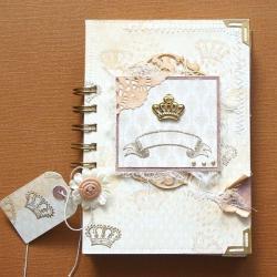 notes,pamiętnik,upominek,romantyczny,vintage,retro - Notesy - Akcesoria