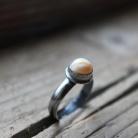 Pierścionki pierścionek srebro oksyda unikat opal