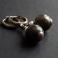 Kolczyki klasyczne kolczyki z pirytem i perłami
