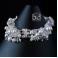 Bransoletki ekskluzywna bransoletka z perłami i kryształami