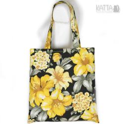 żółte kwiaty,yellow flowers,kwiatowa torba - Na ramię - Torebki