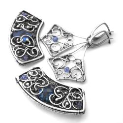 kolczyki z kwarcem London Blue - Kolczyki - Biżuteria