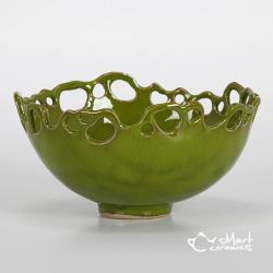 Ażurowa ceramiczna miseczka - Ceramika i szkło - Wyposażenie wnętrz