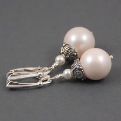 perełka seaschell w kolorze białym - Kolczyki - Biżuteria