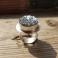 Pierścionki pierścionek srebro druza tytan agat unikat