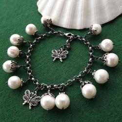 bransoletka,perły,ekskluzywna,orientalna - Bransoletki - Biżuteria