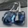 Komplety swarovski,denim blue,granatowy,niebieski,klasyczny