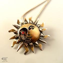 metier,steampunk,słońce - Wisiory - Biżuteria