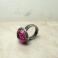 Pierścionki pierścionek,różowy,romantyczny,srebro,oksydowany