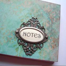 notes,pamiętnik,upominek,elegancki, - Notesy - Akcesoria