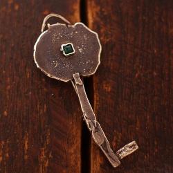 broszka klucz - Broszki - Biżuteria