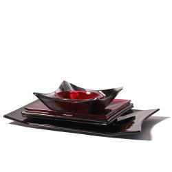 zestaw sushi szkło design wzór oryginalny prezent - Ceramika i szkło - Wyposażenie wnętrz