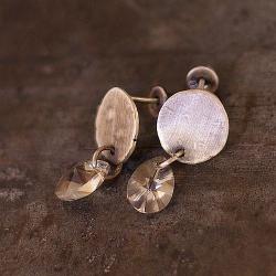 kolczyki z kryształami Swarovskiego - Kolczyki - Biżuteria