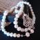 Naszyjniki srebro,kobiece,romantyczne,elegancki,perły