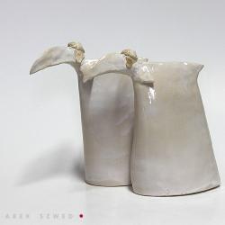 ptaki piloci,oryginalna ceramika artystyczna, - Ceramika i szkło - Wyposażenie wnętrz