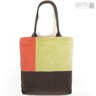 Na ramię torba z aksamitu,kolorowy patchwork,barwy jesieni