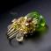 Kolczyki Ripititi Arts złoto- zielono barwne kolczyki Virdi