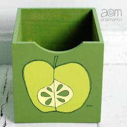 anamarko,pudełko,jabłko - Pudełka - Wyposażenie wnętrz