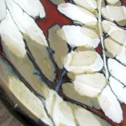 szkło,fusing,liście - Ceramika i szkło - Wyposażenie wnętrz