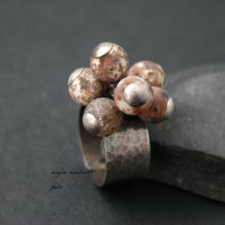 srebro,pierścionke,fado,agat - Pierścionki - Biżuteria