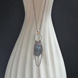 naszyjnik z kyanitem - Naszyjniki - Biżuteria