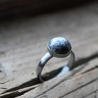 Pierścionki pierścionek srebro oksyda opal unikat
