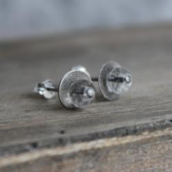 Minimalistyczne kolczyki sztyfy z krysztalem górsk - Kolczyki - Biżuteria