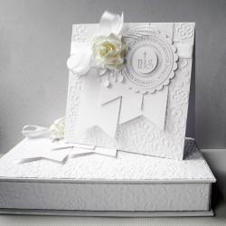 scrapbooking,pudełko,kartka,dzieci,Komunia - Komplety - Akcesoria