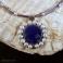 Naszyjniki naszyjnik z lapis lazuli i pereł