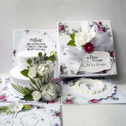 scrapbooking,pudełko,ślub,tort - Inne - Akcesoria